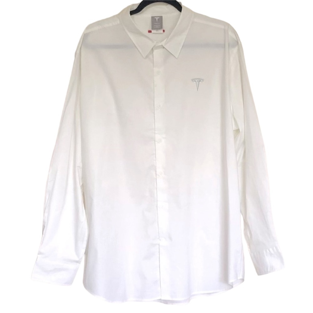 TESLA Men’s White Shirt Sz 2XL